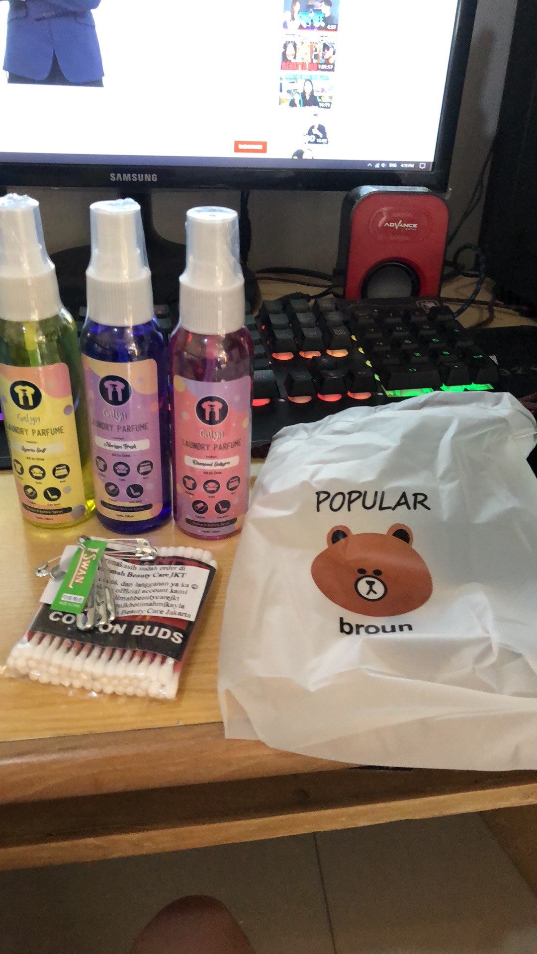 Galyn Parfum Laundry Spray Muslimah Beauty Care