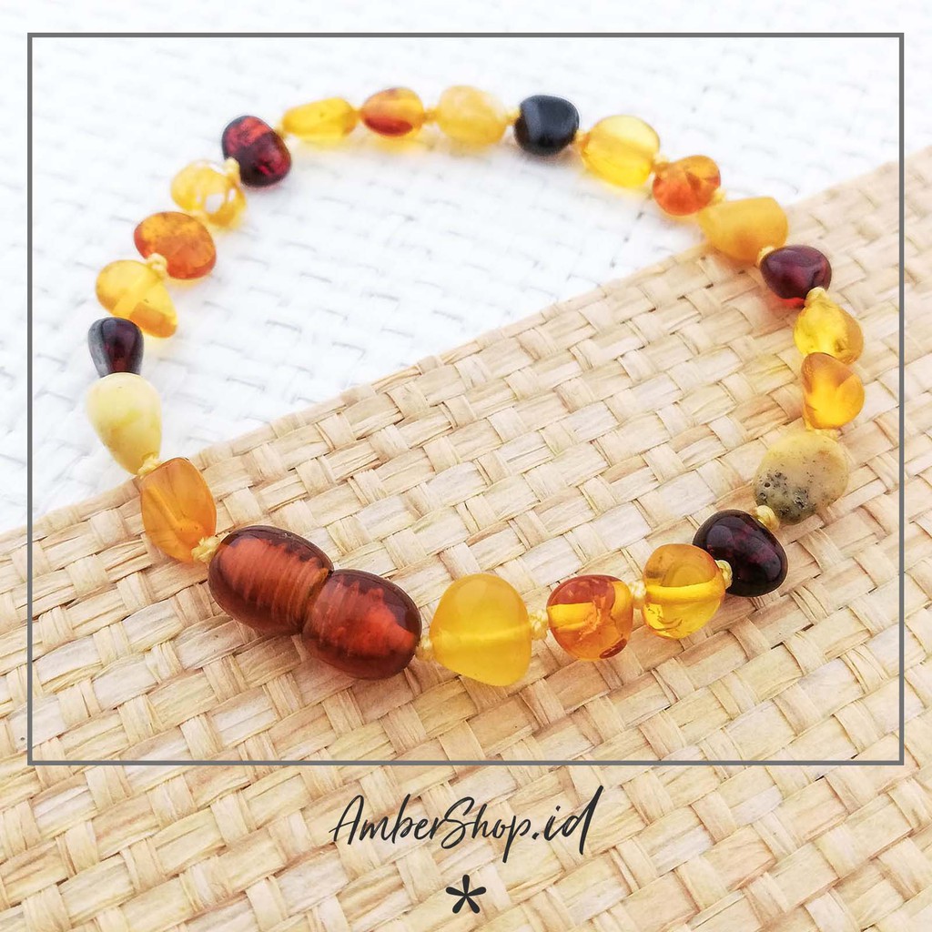 ASD7 (FREE GIFT) Gelang Amber Dewasa - Amber Shop