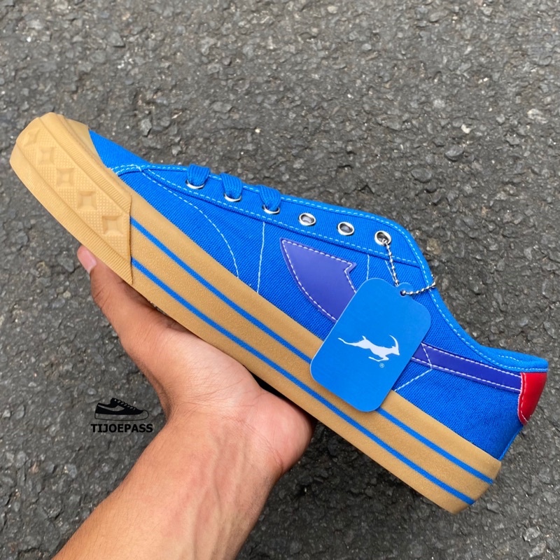 [ORIGINAL] SEPATU COMPASS RETROGRADE BLUE GUM LOW