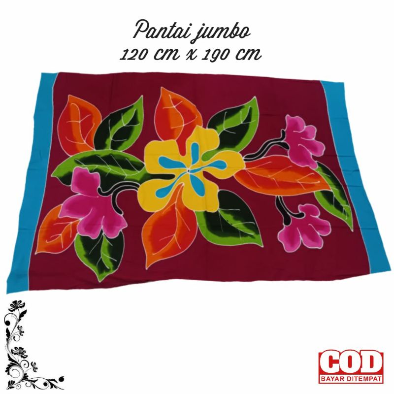 KAIN PANTAI LUKIS UKURAN JUMBO TEBAL