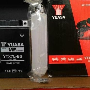 HOT PROMO AKI MOTOR YUASA YTX7LBS AKI KERING YUASA YTX7L - BS