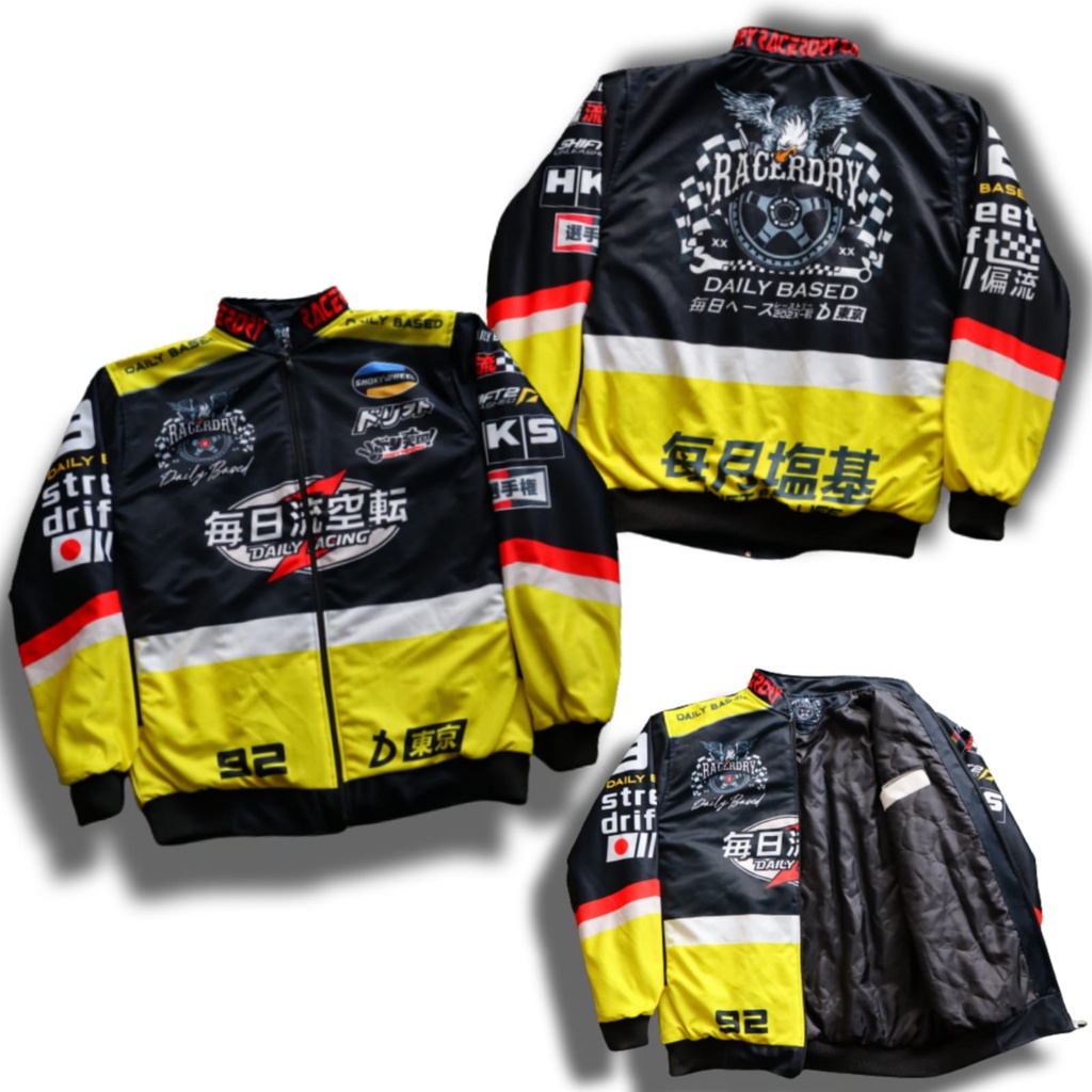 jaket sunmori team touring pria wanita/racerdry japan series/jaket turing pria/jaket bomber racing/jaket nascar racing