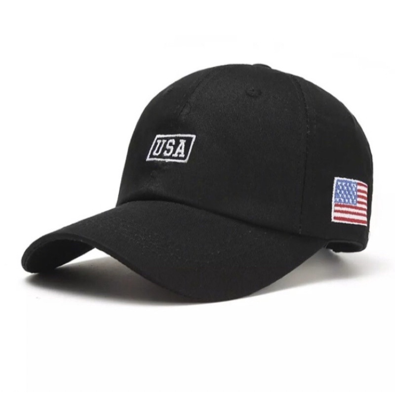 Topi USA Import New Stayle Baseball America Snapback Pria dan Wanita Casual Unisex/Topi Bendera