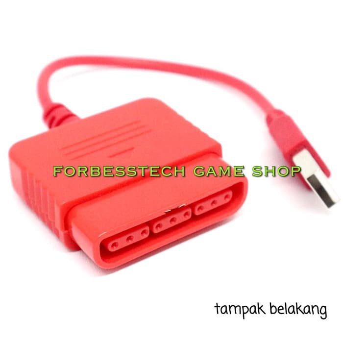 Converter Konverter Single 1 Slot Stik PS2 to PC PS3 Warna Logo Bola