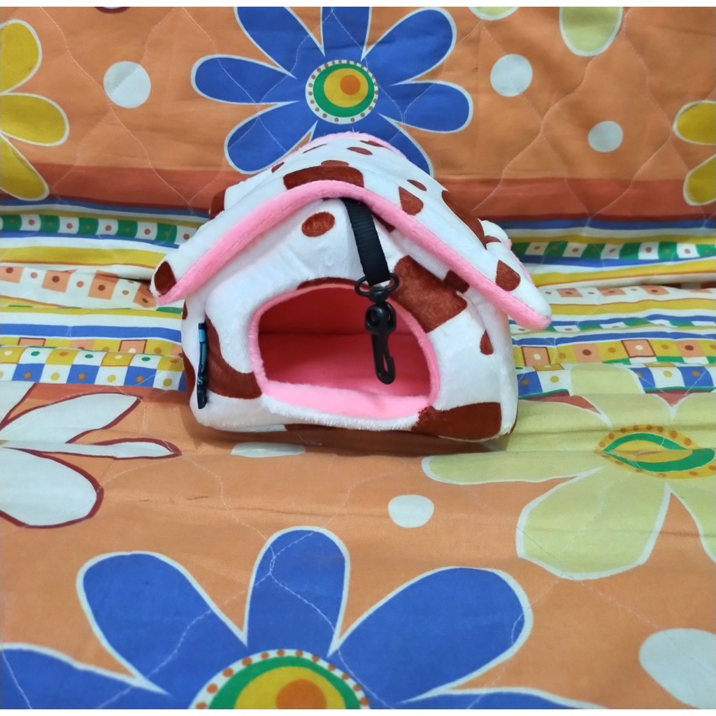 House Pouch, Sleeping Pouch, Hiding Pouch, Tempat Tidur Rumah Hewan Kecil Sugar Glider Tupai Hamster