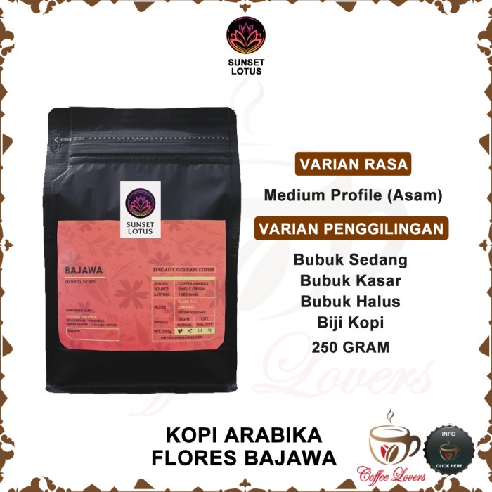 

SUNSET LOTUS SPECIALTY KOPI ARABIKA FLORES BAJAWA PROMO