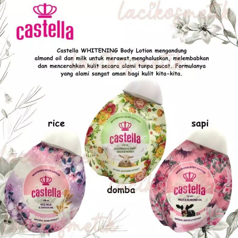 BODY LOTION CASTELLA 150 gram BPOM