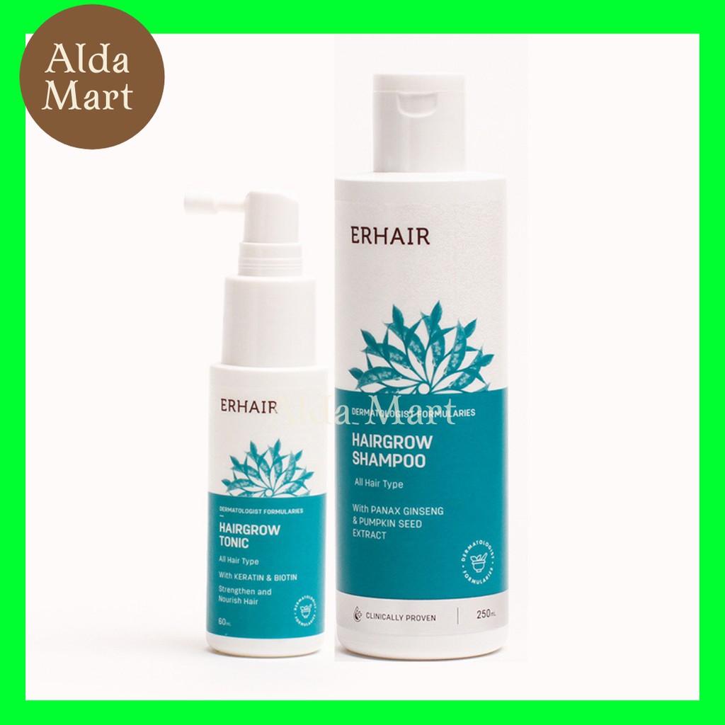 ✿ALDA MART✿ Erhair Erha Rambut Rontok Tonik Rambut Anti Rontok | Serum | Shampoo