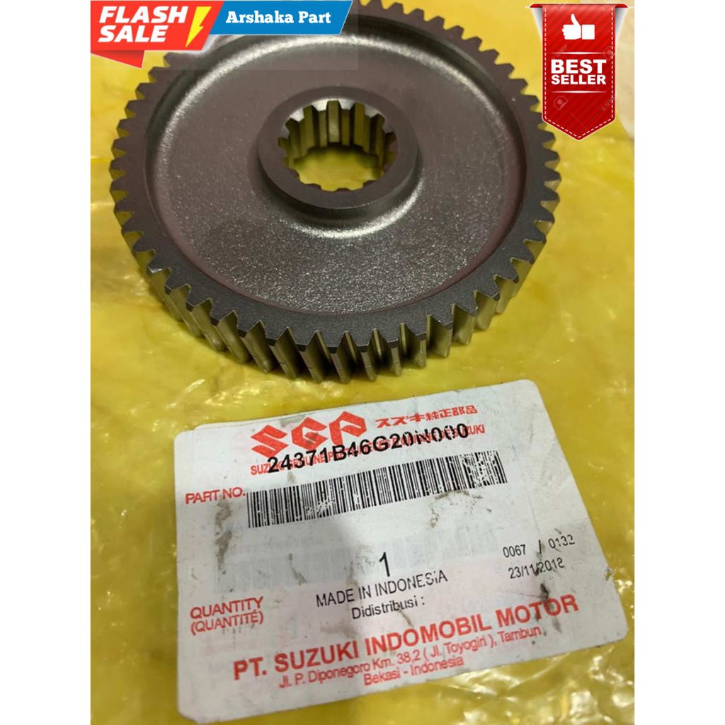 PROMO GIR GEAR RASIO SKYWAVE ASLI ORI SUZUKI 24371B46G20N000 PASTI ASLI ORIGINAL