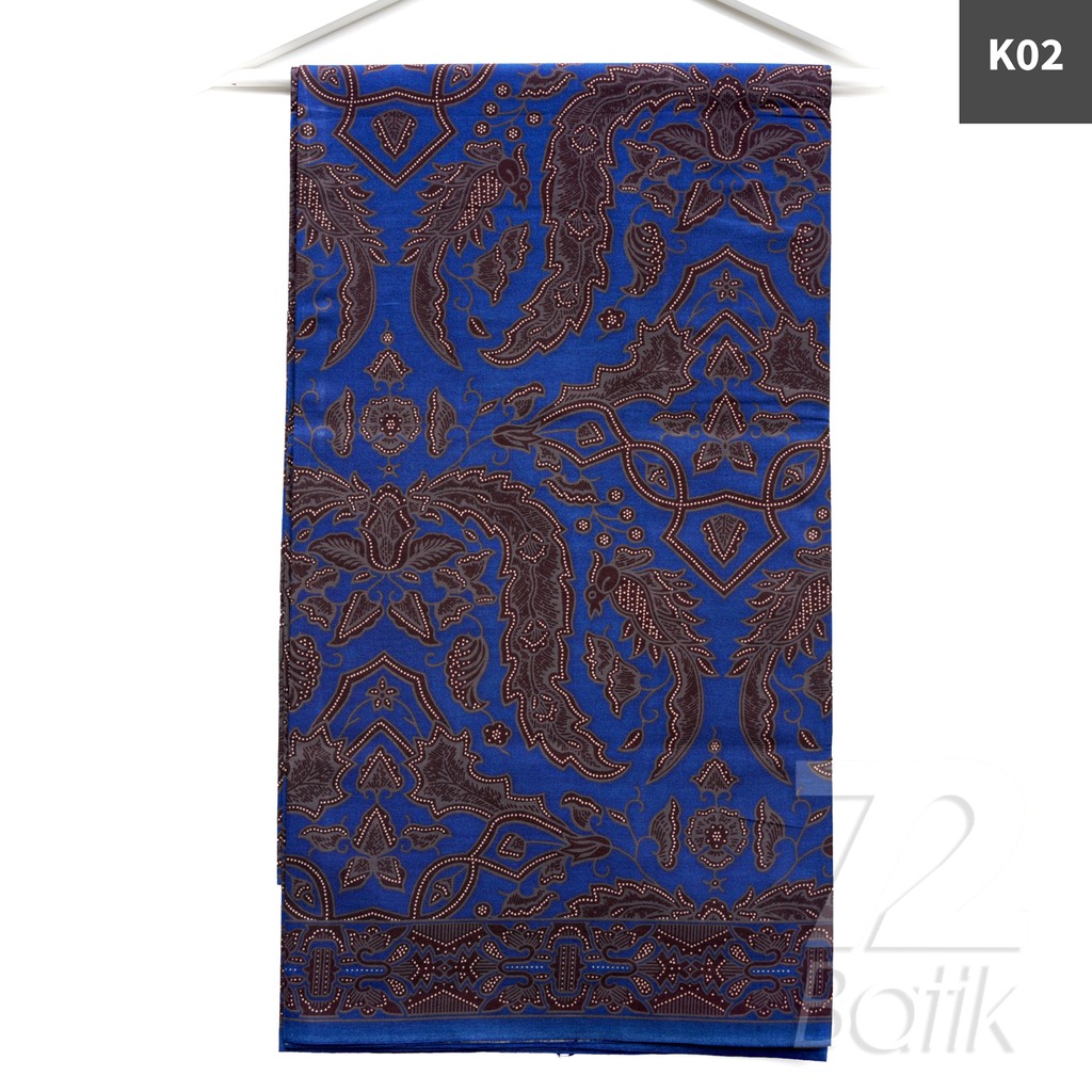 KAIN BATIK PREMIUM Bahan Katun Warna Biru Tua Dark Blue 721011 Cap 72 Jarik Jarit Samping Kebat Panjang Batik Katun Modern Premium Bahan Seragam Batik Pernikahan Kantor Keluarga Murah Kamen Jadi Batik Bali Lembaran