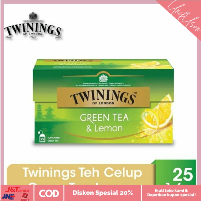 

⭐COD⭐ Twinning Green Tea and Lemon