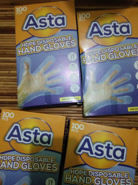 Promo!!! Sarung Tangan Plastik Asta Disposable Hand Gloves