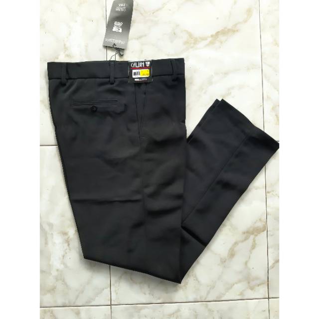 CELANA KANTOR PRIA SLIMFIT BAHAN TEFLON TEBAL