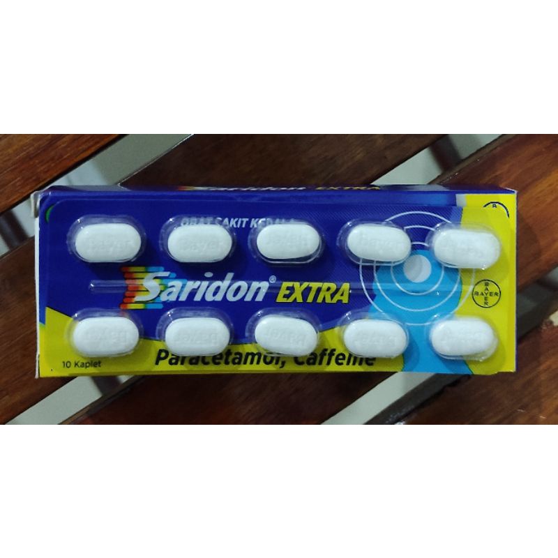 Saridon 4 Tablet / Saridon Extra 10 Kaplet / Pereda Nyeri / Sakit Gigi / Sakit Kepala