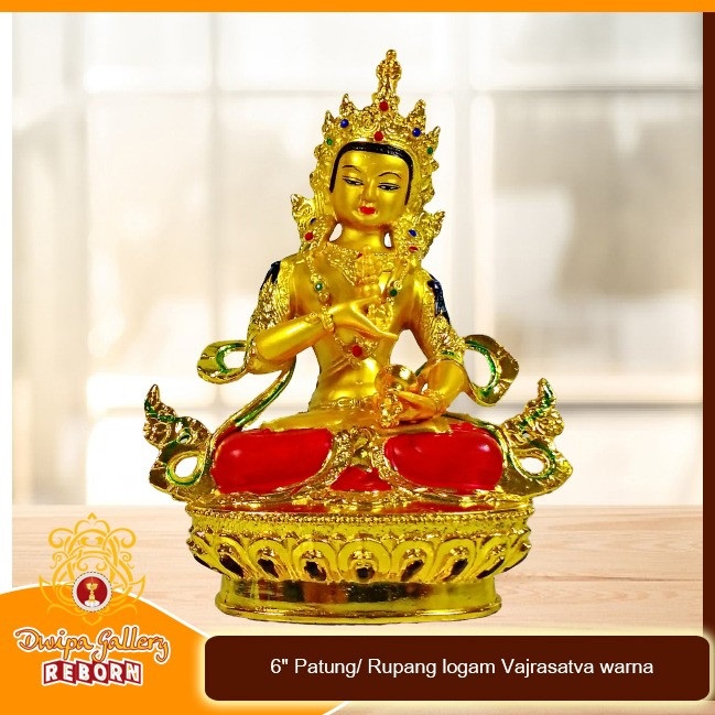 6&quot; Patung/ Rupang logam Vajrasatva warna