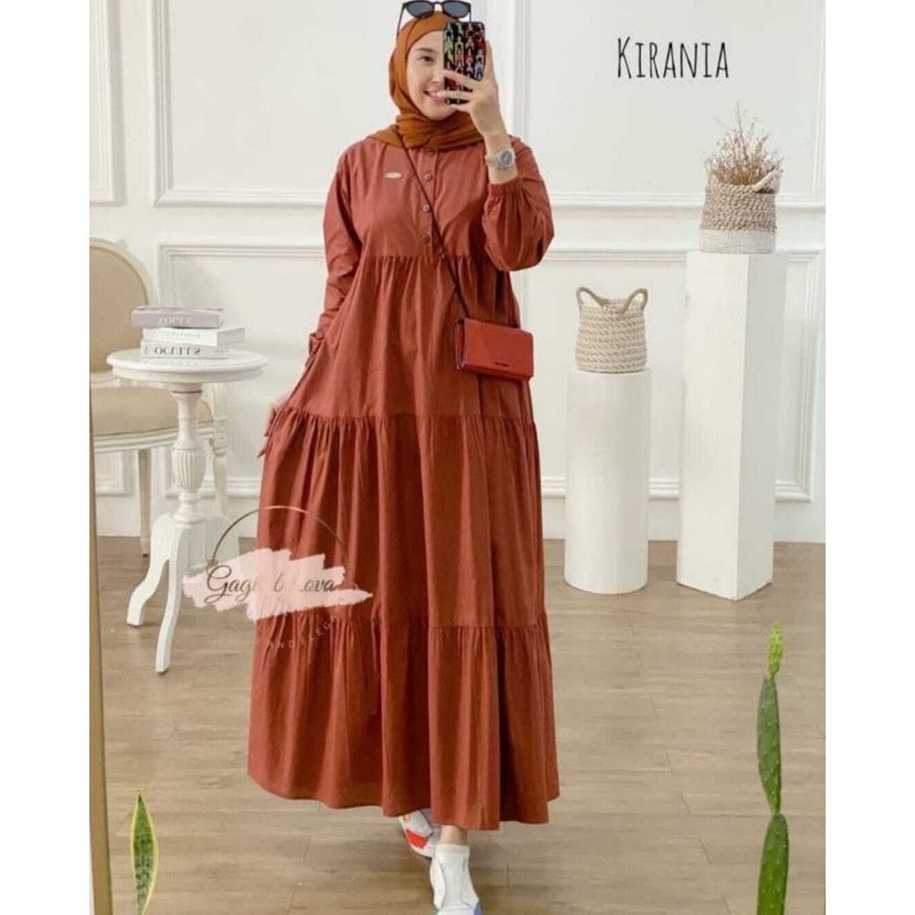 Kirania Dress/Pakaian Wanita/Dress/Gamis