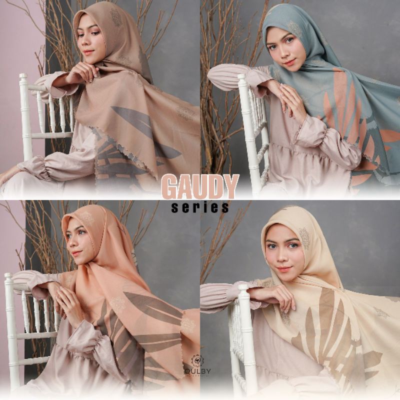 QULBY | GAUDY SERIES / Hijab Pollycotton Lasercut Motif