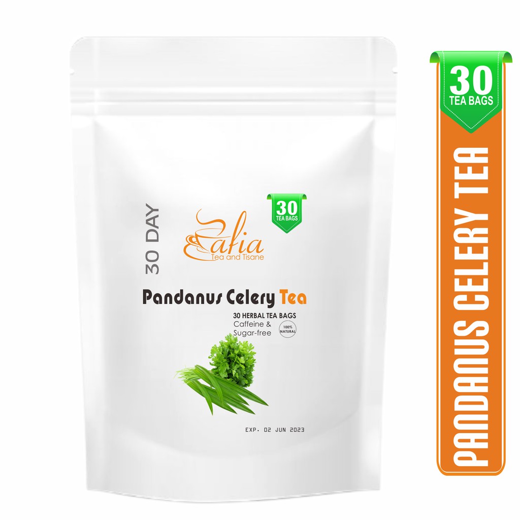 

Pandanus Celery Tea : Teh daun Pandan dan Celery (30 Tea Bag)