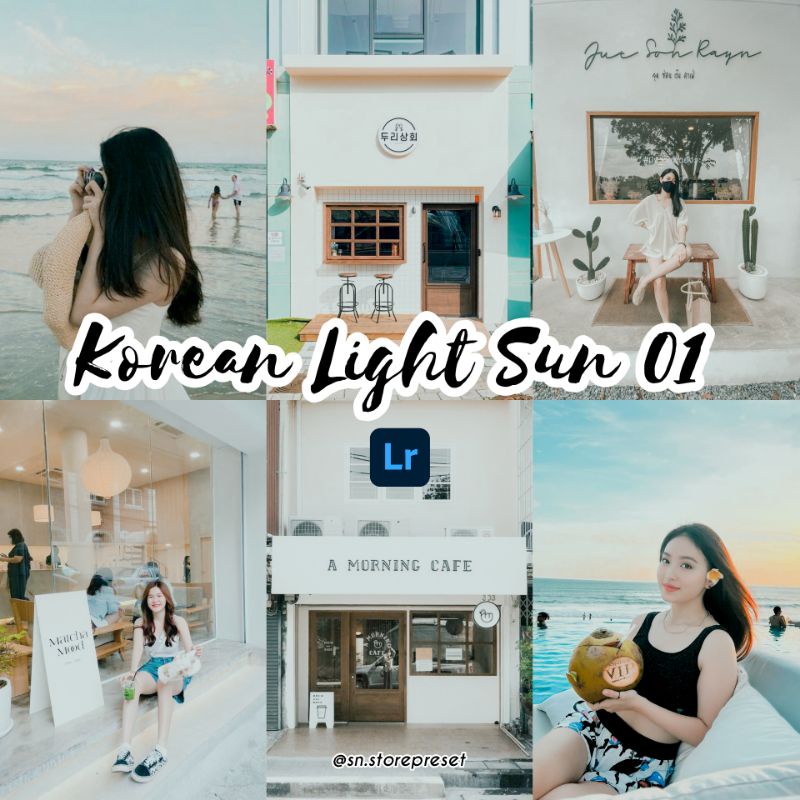 PRESET LIGHTROOM PREMIUM KOREAN LIGHT SUN (IOS dan Android)