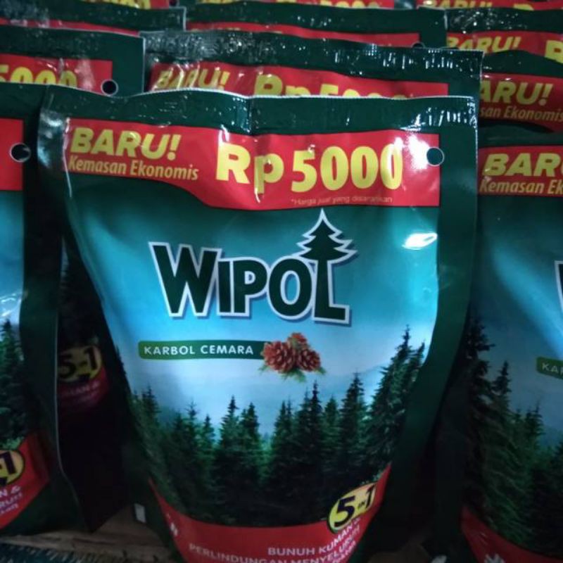 Wipol sachet 1 renceng isi 6 / Wipol refill 5000