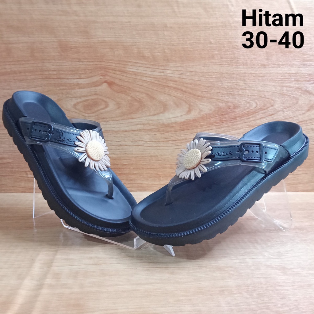 (COD) Sandal Jepit Santai Bunga Anak dan Dewasa Karet Irsoe 216