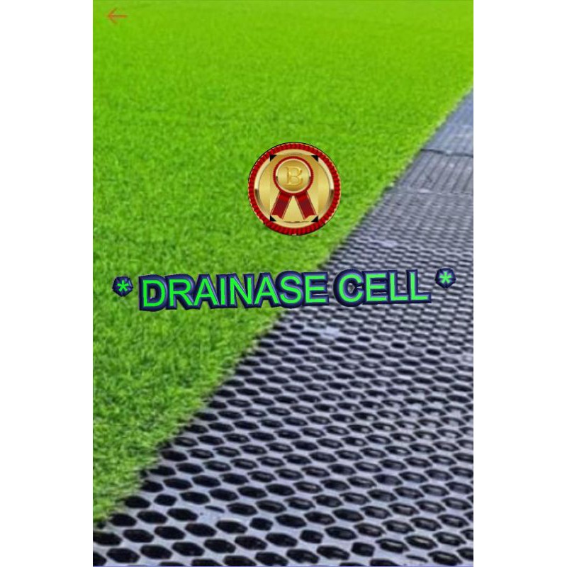 DRAINASE rumput sintetis