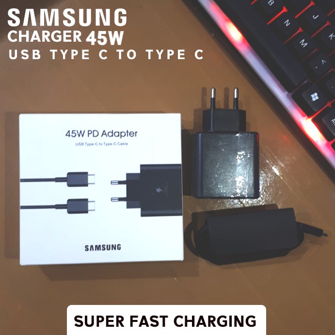 Charger Samsung Super Fast Charging 45W Type C to Type C Cable