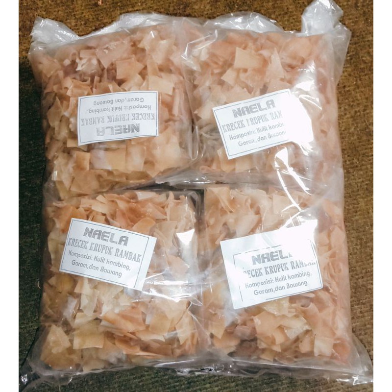 

250 gram krecek gurih kulit kambing favorit semua orang