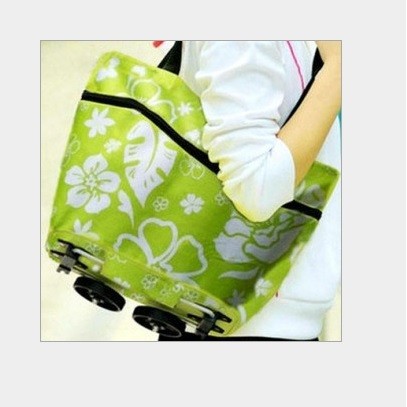 [SALE] Tas Troli Lipat belanja motif Trolly bag Shopping Foldable Trolley Bag Cart