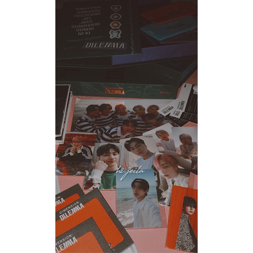 [CEK DESKRIPSI] PC Heeseung Scylla holo, PC Sunoo Chary holo, PC Selca Sunoo Syclla, POB NiKi Jungwo