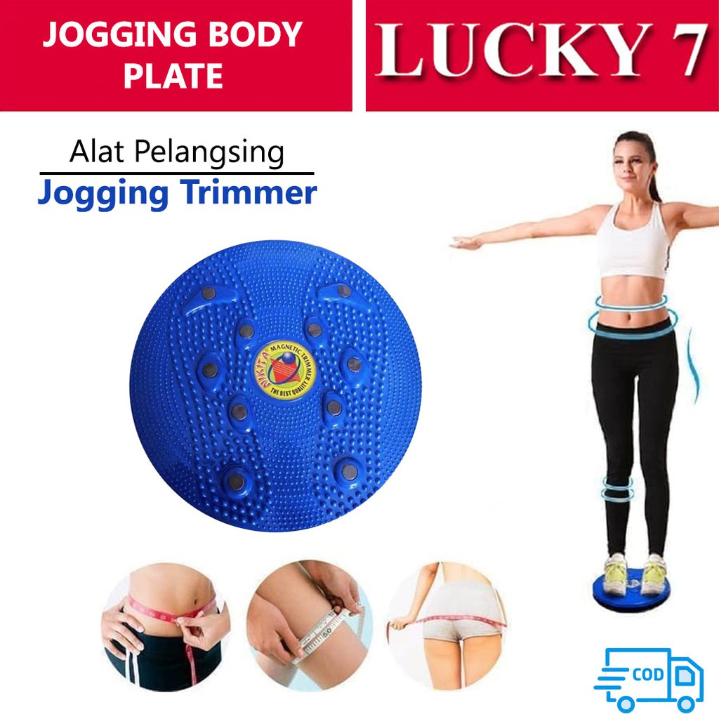[ COD ] Jogging Trimmer Plate Magnetic - Olahraga Pengecil Perut dan Pelangsing Badan-2