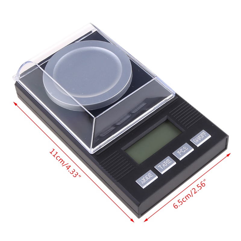 Gro 20g / 0.001g High Precision Professional Digital Milligram Scale Mini Electronic Balance Powder Scale Gold Jewelry Car