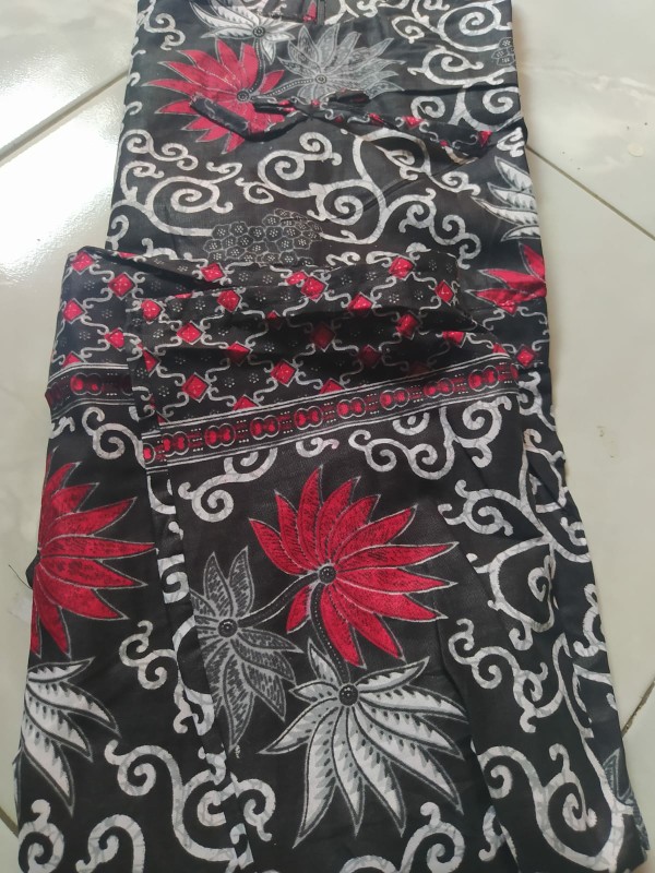 Couple Batik Keluarga || Setelan Couple Batik Ayah Ibu Anak Cewek