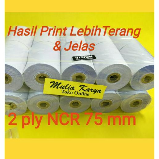 

Kertas Struk atau Paper Rol EPSON TMU 220 / TMU-220D 2 ply Ncr