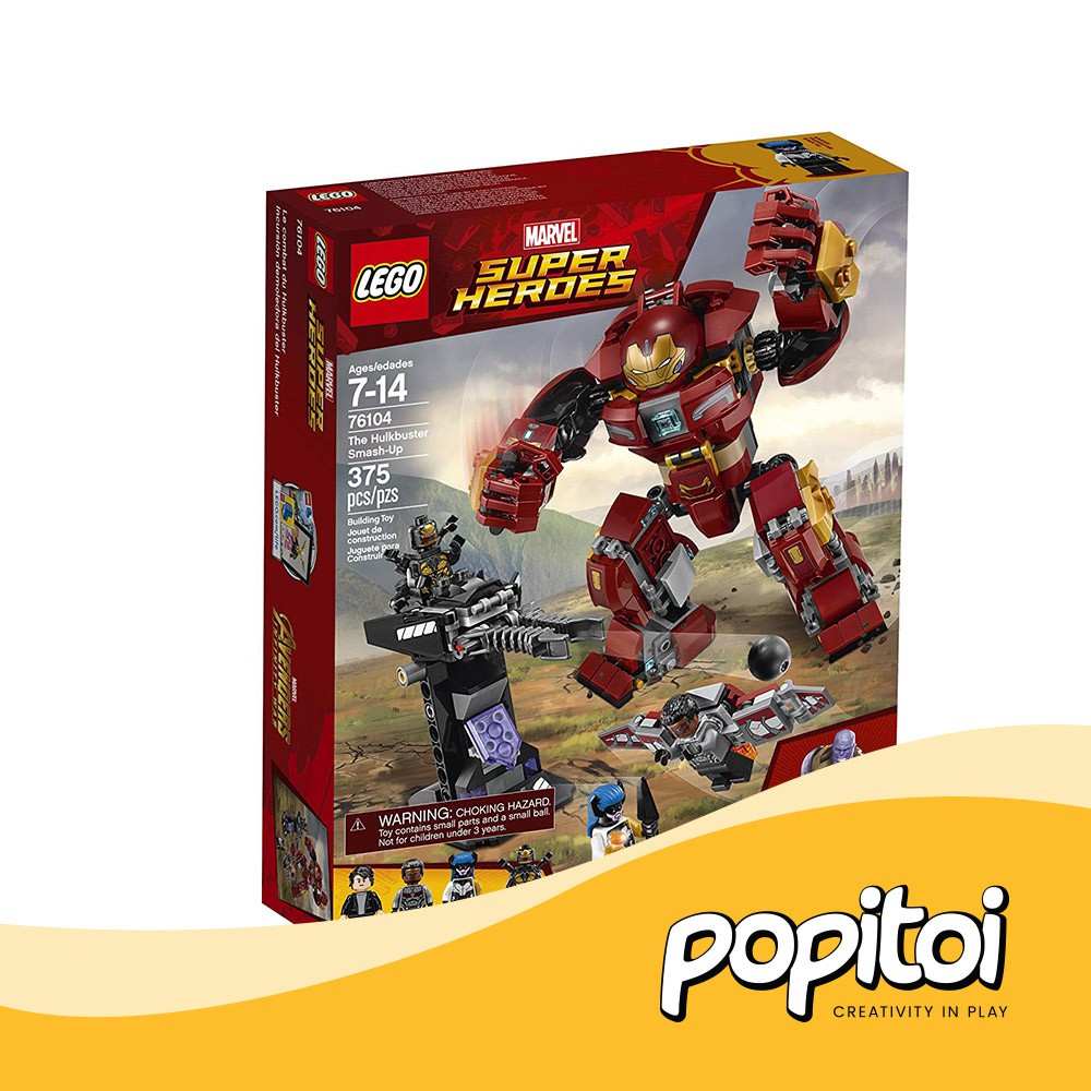 LEGO Super Heroes 76104 The Hulkbuster Smash-Up