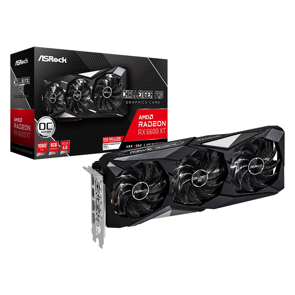 VGA Asrock RX 6600 XT Challenger Pro 8G OC