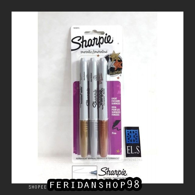 

BT439 SHARPIE METTALIC FINE BEST SET OF 3 BY FERIDANSHOP98