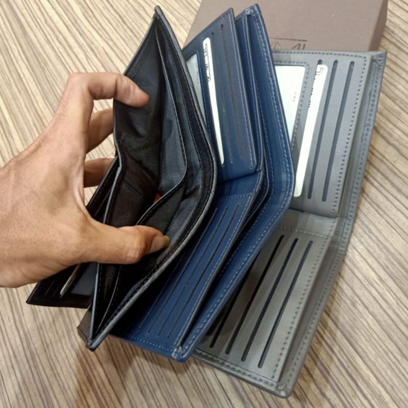 Dompet TUMI Global Center Flip Dompet Lipat Pria Import