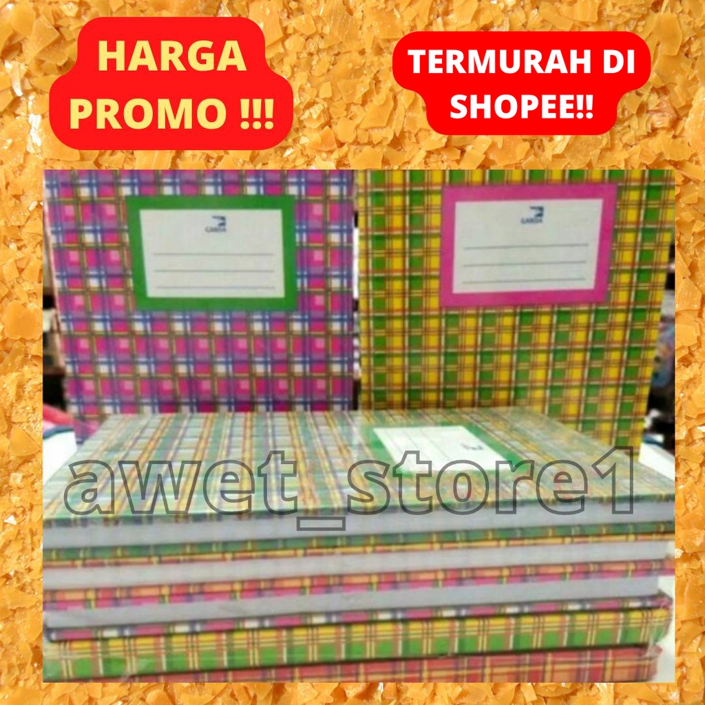 

Buku Tulis Catatan Kecil Notebook Quarto Hard Cover merk GARDA 100 Lbr (1 buku)