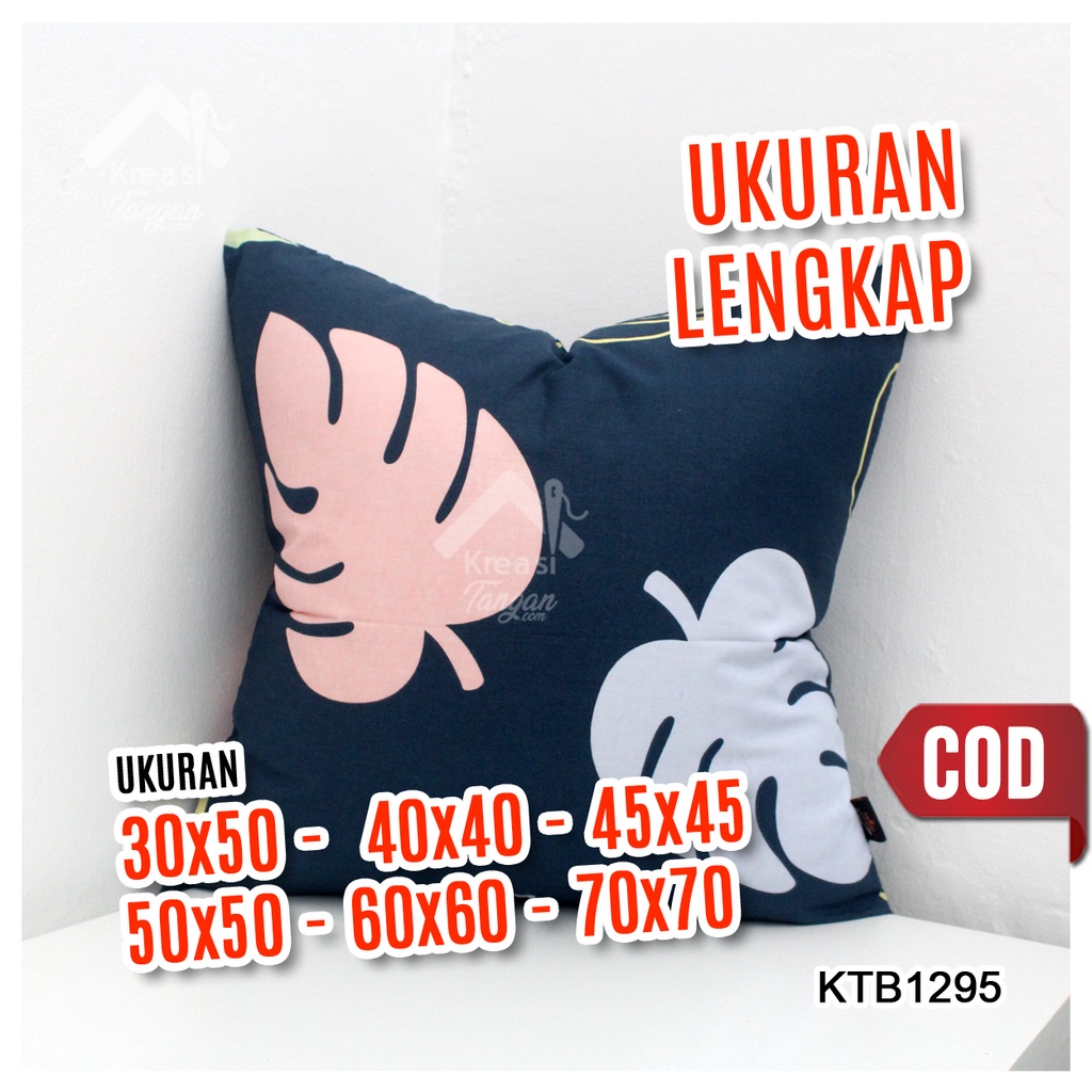 Sarung Bantal Sofa Ukuran 30x50, 40x40, 45x45, 50x50, 60x60, 70x70 - KTB1295