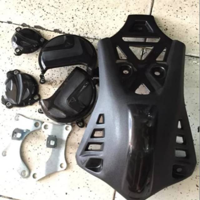 Engine guard klx tutup mesin klx