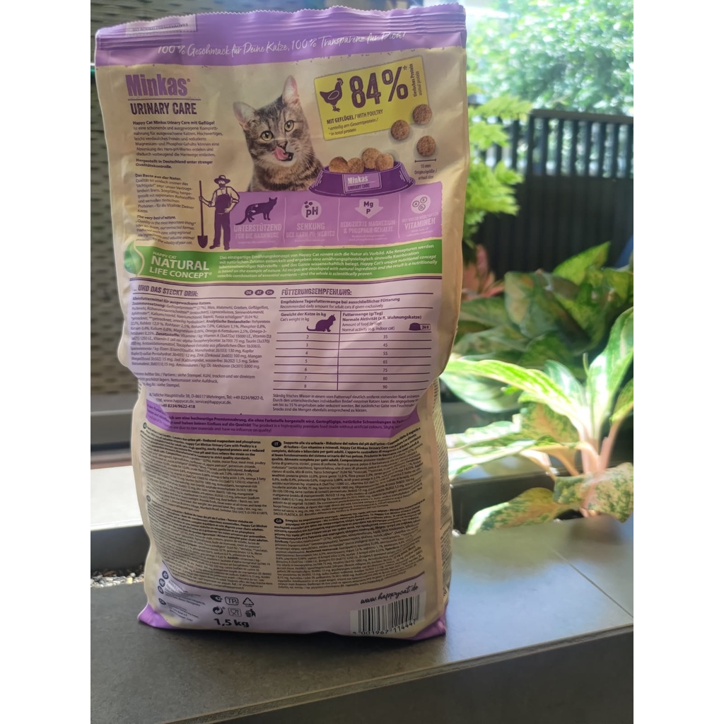 Happy Cat Minkas Urinary Care Cat Food Freshpack 1.5kg