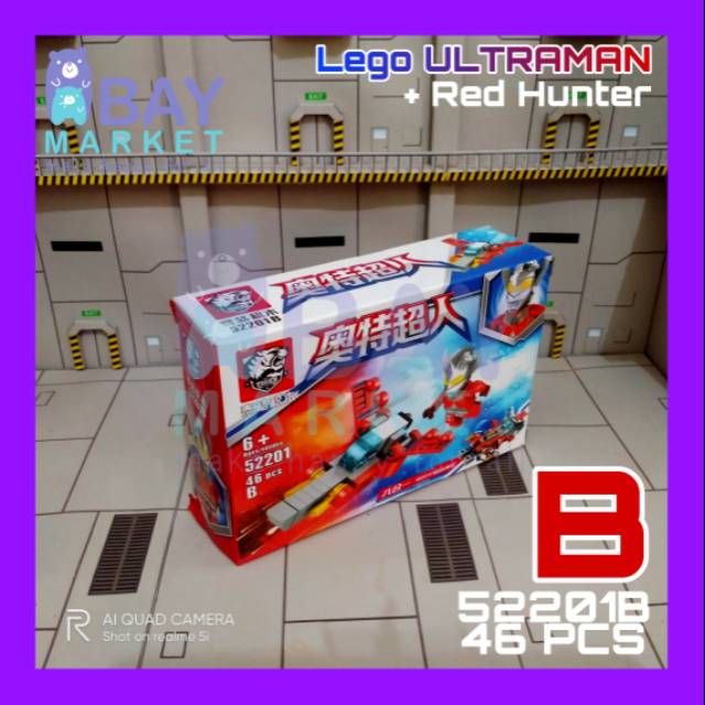 Lego Brick Ultraman Taro Plus Pesawat 52201B 46PCS