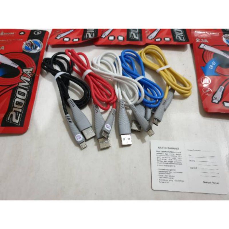 Kabel data usb BAGAN Micro / Type C Fast Charger Original 100%