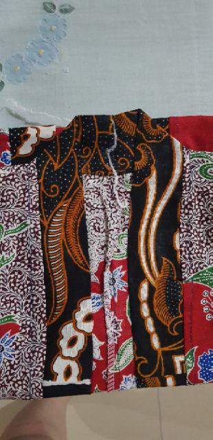 Outer Rompi Batik Bolero Batik Cardigan Batik 6~7 Th, Batik Rompi, Rompi Batik Anak