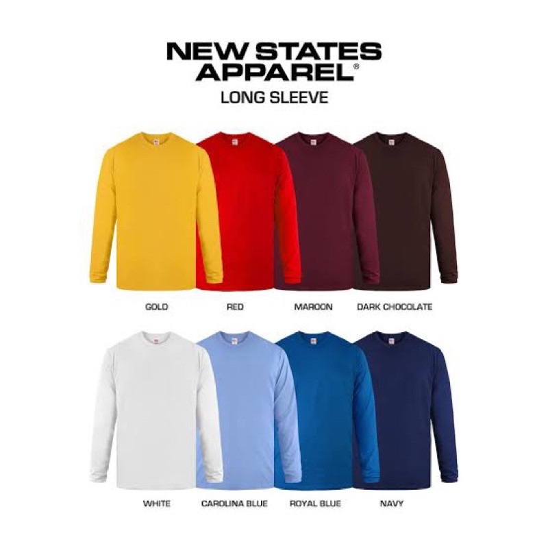 LONGSLEEVE ( KAOS LENGAN PANJANG) NEW STATE APPAREL