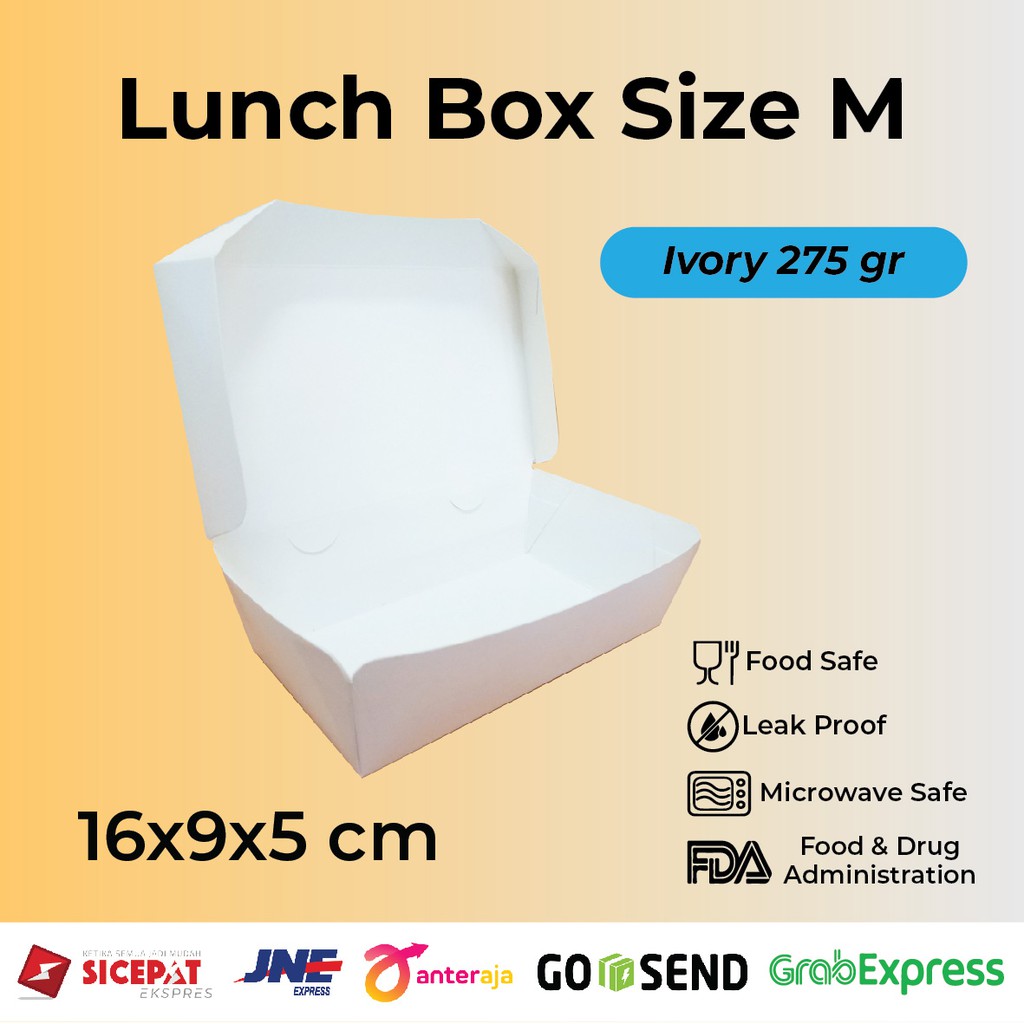 LUNCH BOX / PAPER BOX IVORY