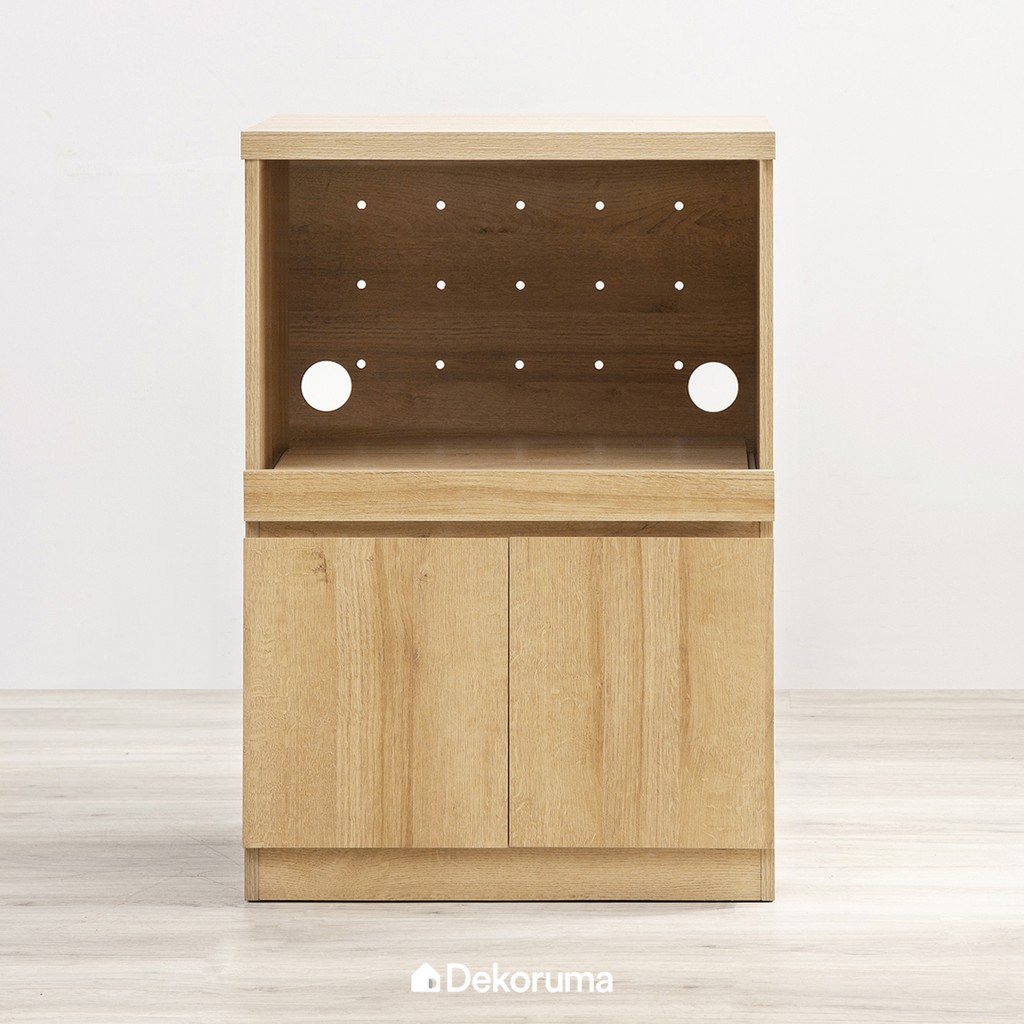 Dekoruma Kiva Small Cabinet - Lemari Kabinet Dapur Bawah 2 Pintu Minimalis-4