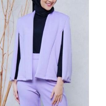 ☈ Cape Blazer Sayap size L Outer Vest Blazer Wanita Blazer Kantor Blazer Sayap Outer Wanita ☀