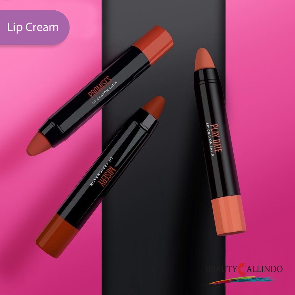 Implora Lip Crayon Satin | Lip Cream | Lipstik Crayon